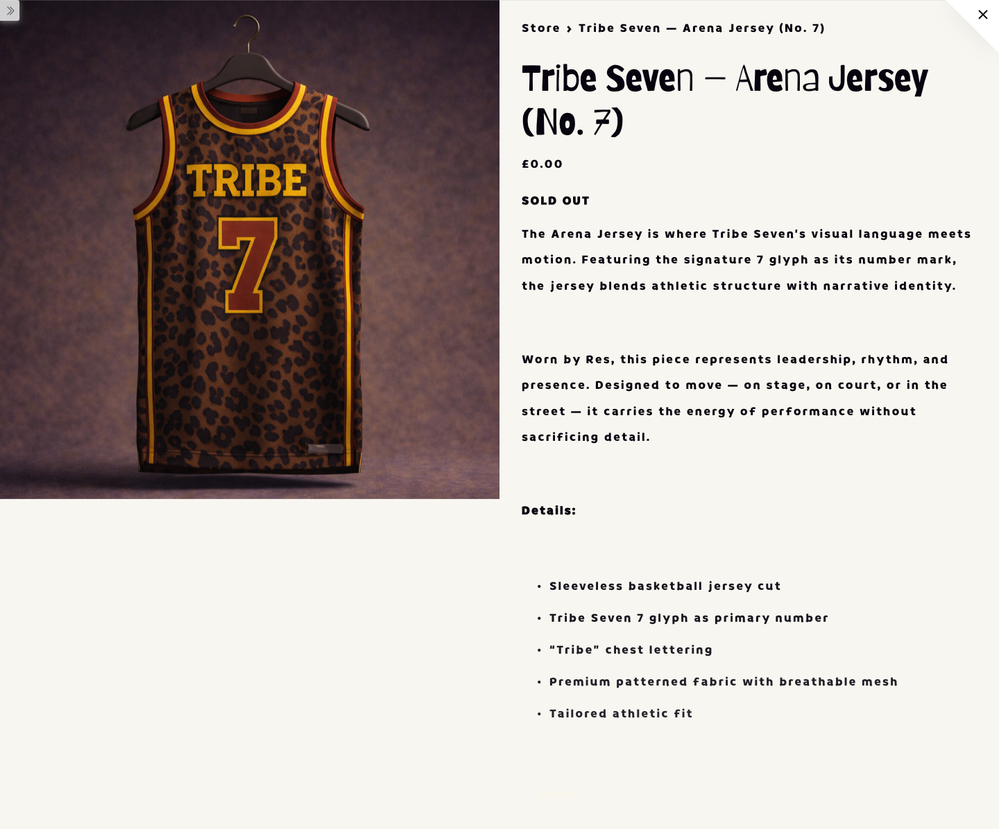 Tribe Seven – Arena Jersey (No. 7)